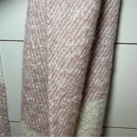 Gentle Fawn Huntington Color Block Cream & Pink Plaid Scarf NWT - Picture 5 of 6